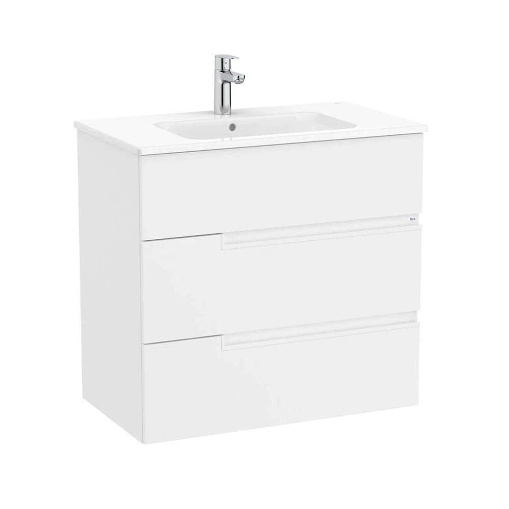 Roca Victoria-N 800mm Onyx 3 Drawer Vanity Unit & Basin