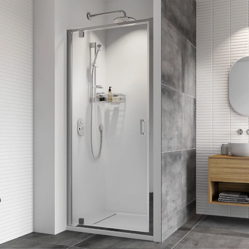 Roman Haven8 Chrome 1000mm Pivot Shower Door