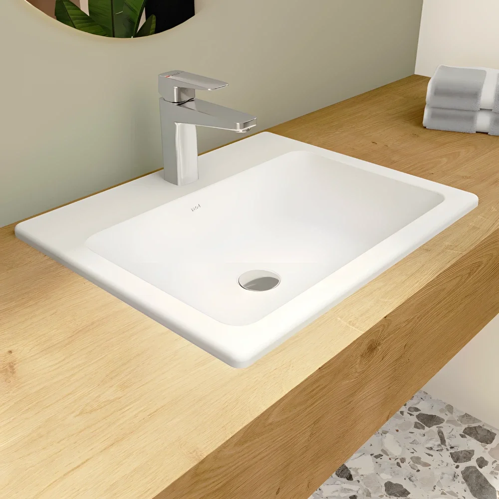 VitrA S20 Square Inset Basin 500 x 450