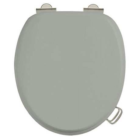 Burlington Olive Soft Closing Traditional Wood Toilet Seat - S44