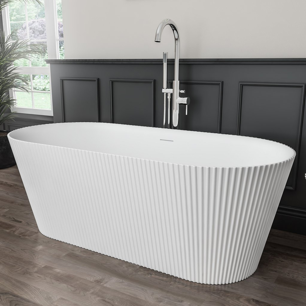 Beaufort Sandford 1650 White Double Ended Freestanding Bath