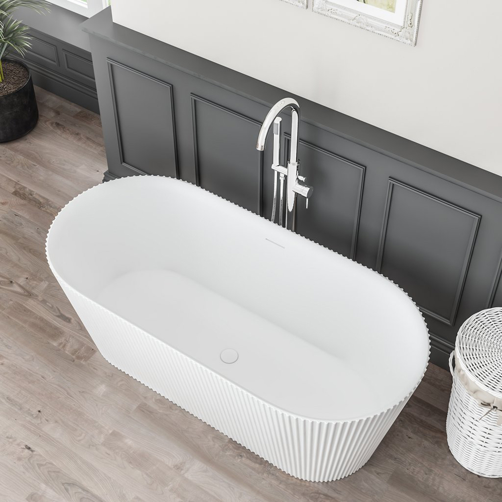 Beaufort Sandford 1600 White Double Ended Freestanding Bath