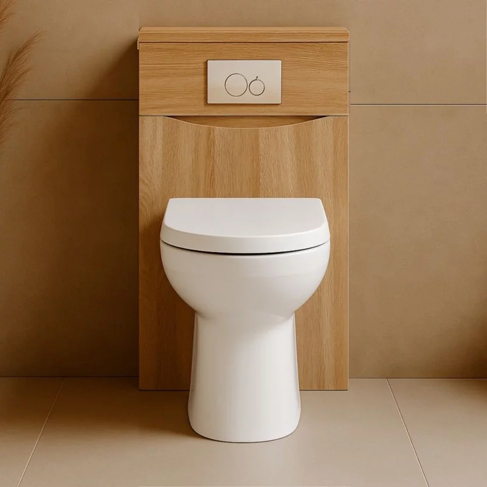 Scudo Bella 500 Davos Oak Toilet Unit