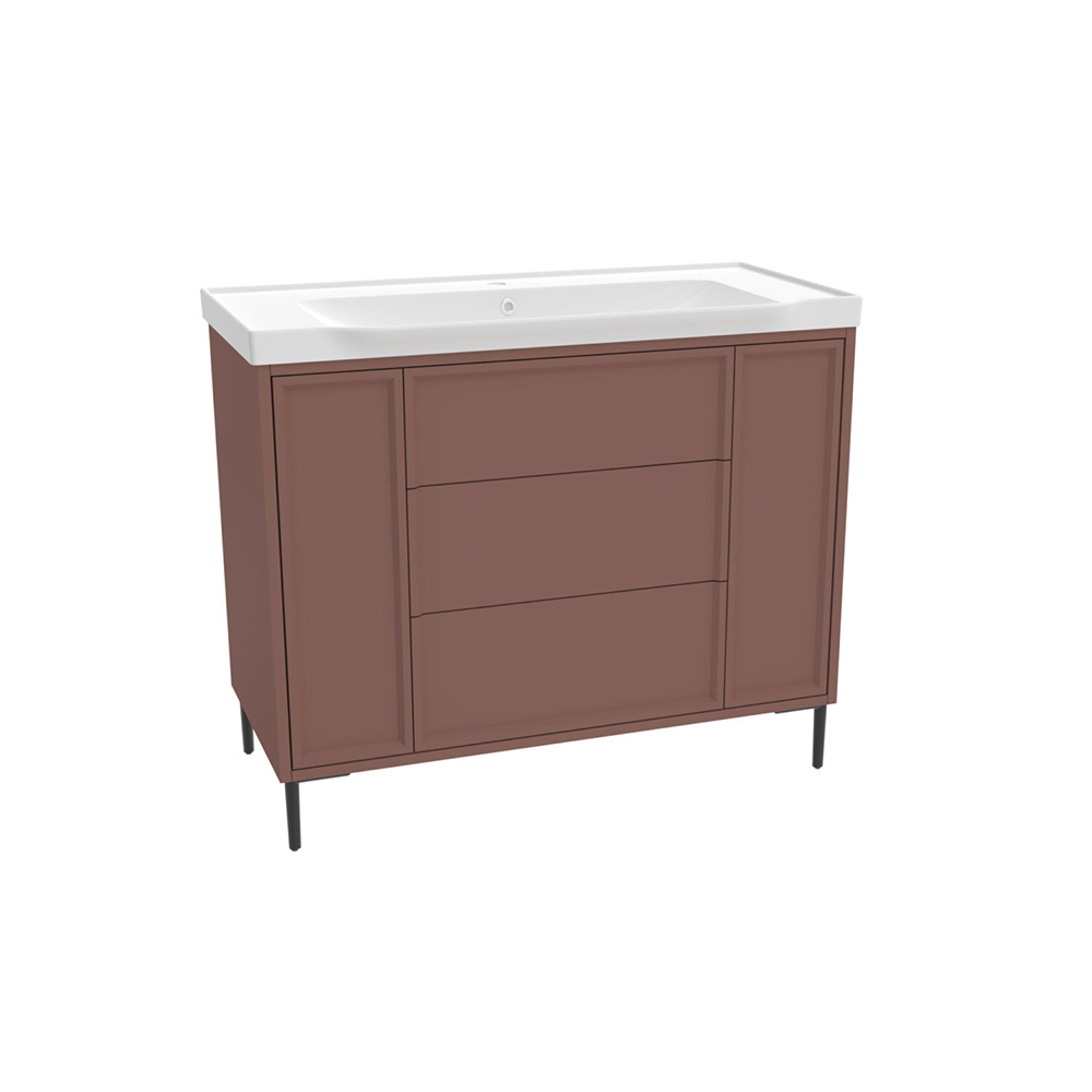 Scudo Bota 1000 Earth Red Freestanding Vanity Unit