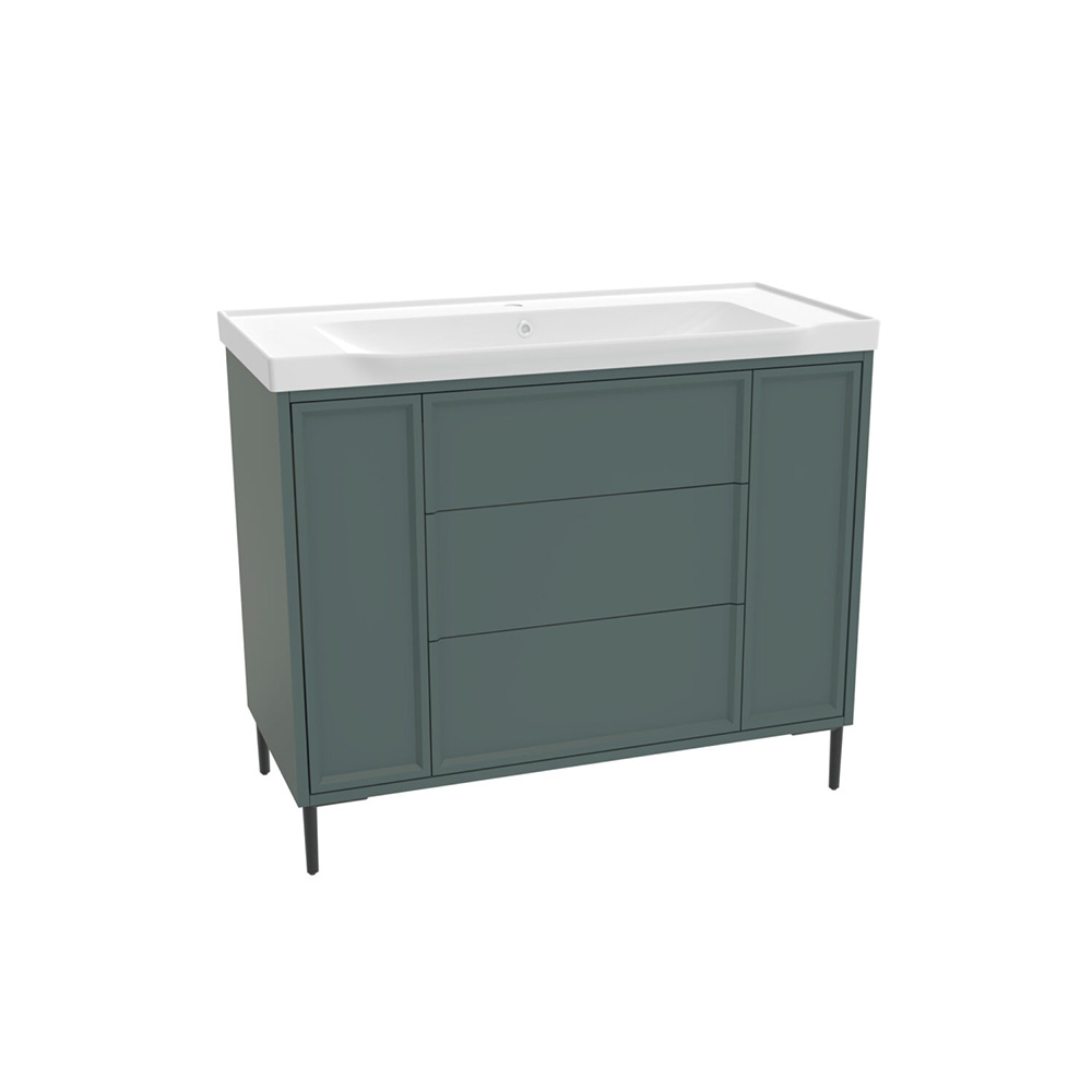 Scudo Bota 1000 Parisian Green Freestanding Vanity Unit