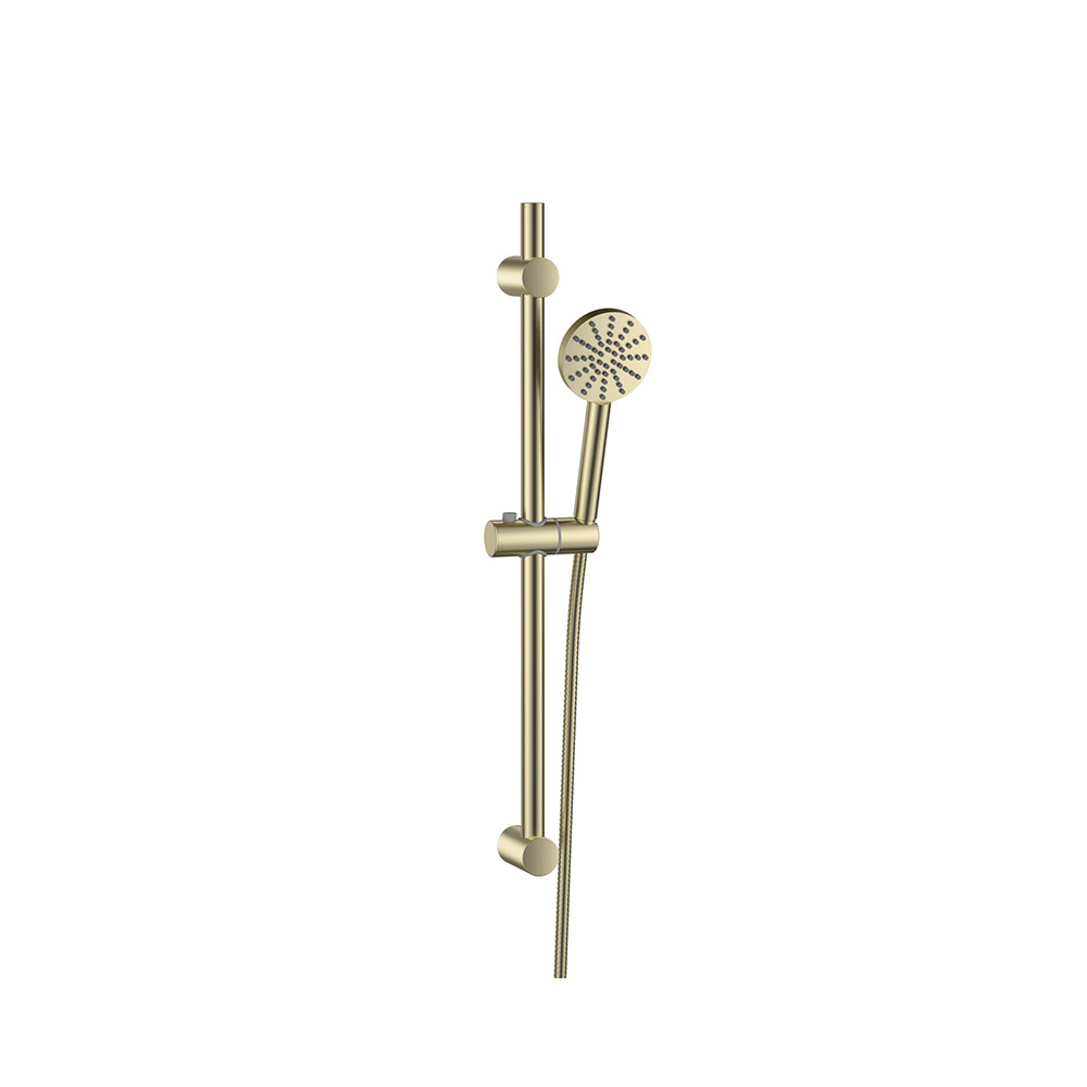 Scudo Brushed Brass Exposed Riser Rail