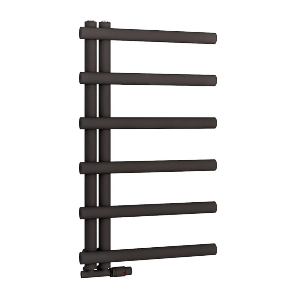 Scudo Carlo 850 x 500mm Anthracite Designer Towel Rail