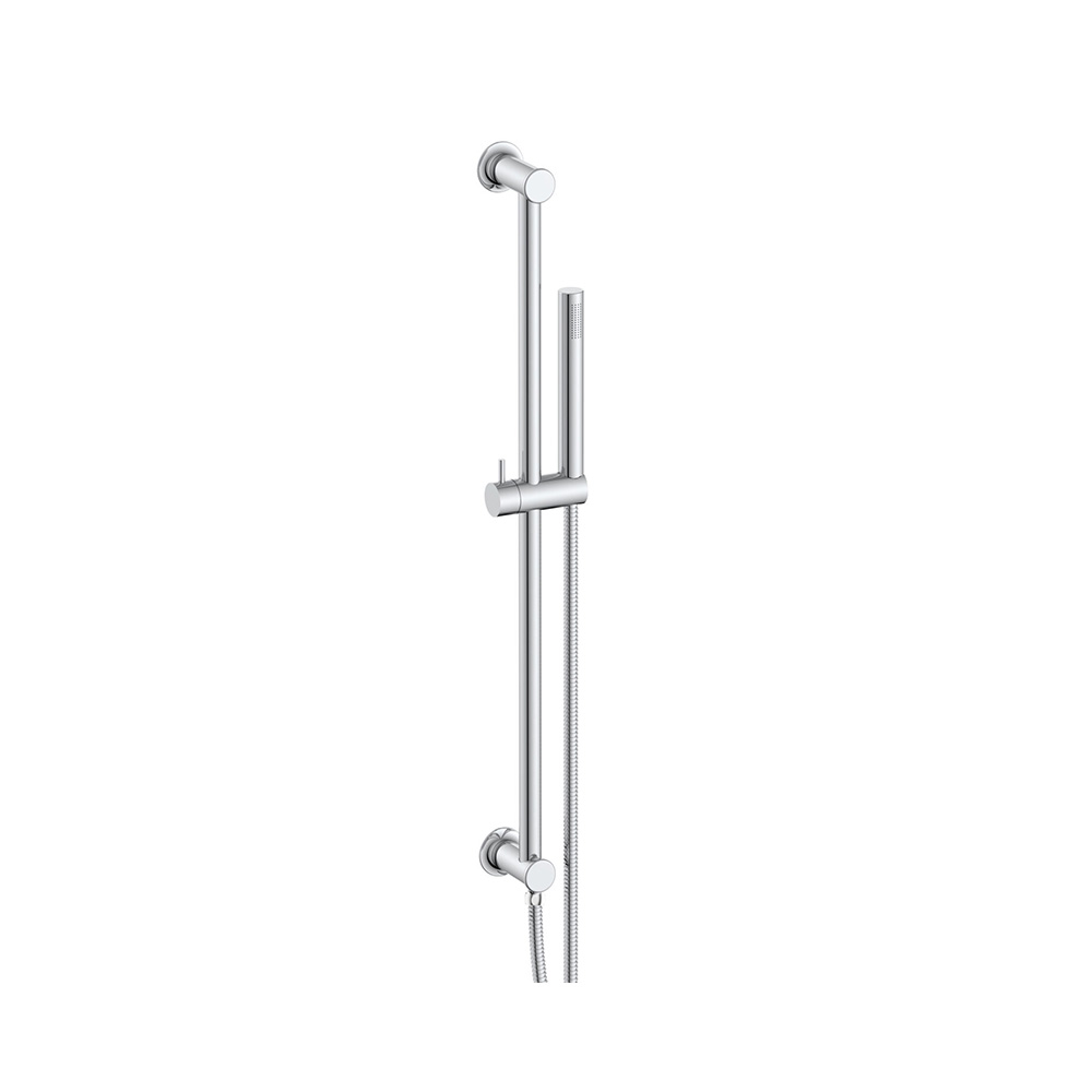 Scudo Chrome Riser Rail, Handset and Hose