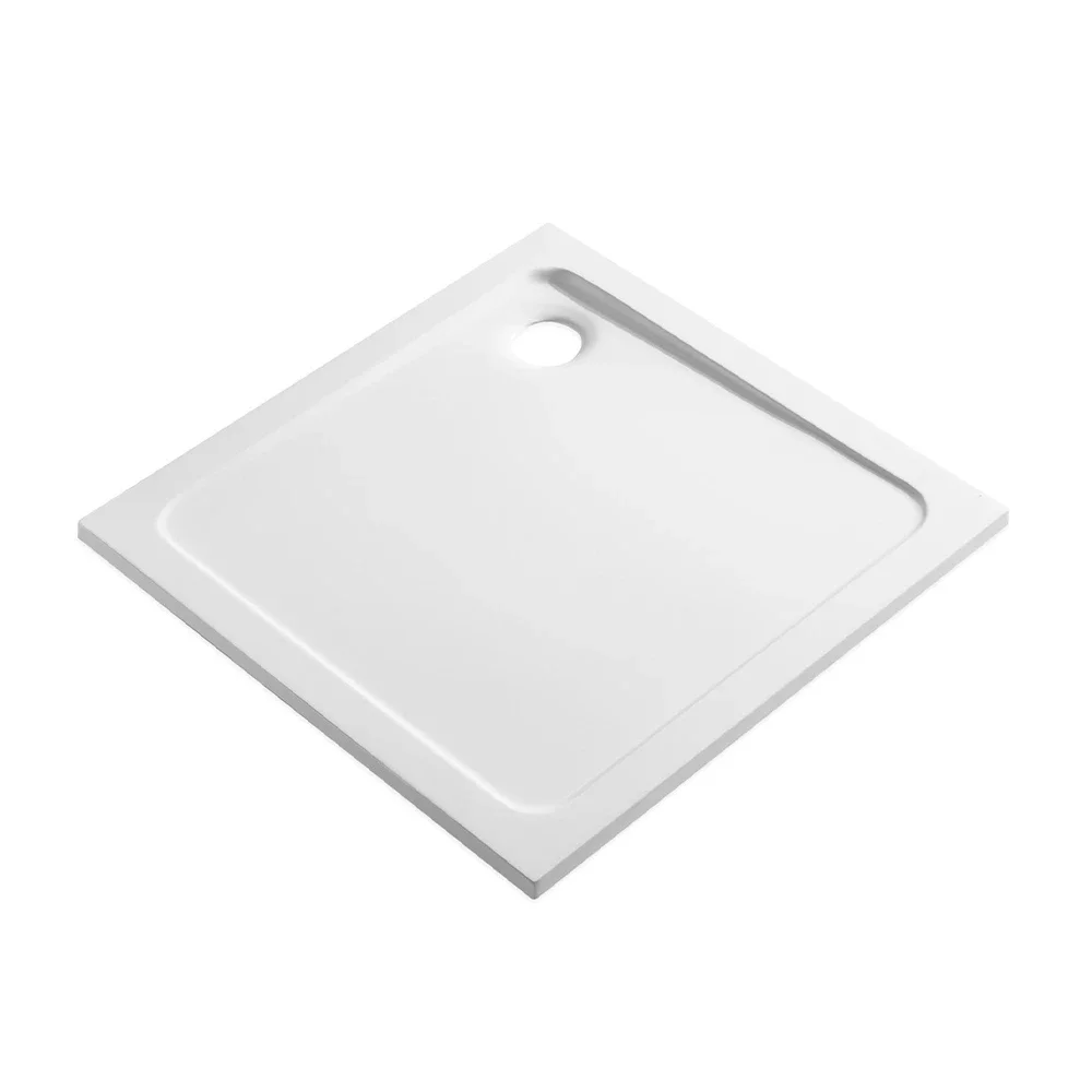 Scudo Eco-Stone 700x700mm White Square Shower Tray