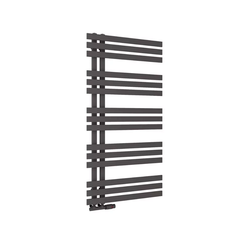 Scudo Elizabeth 600 x 1200mm Carbon Anthracite Towel Radiator