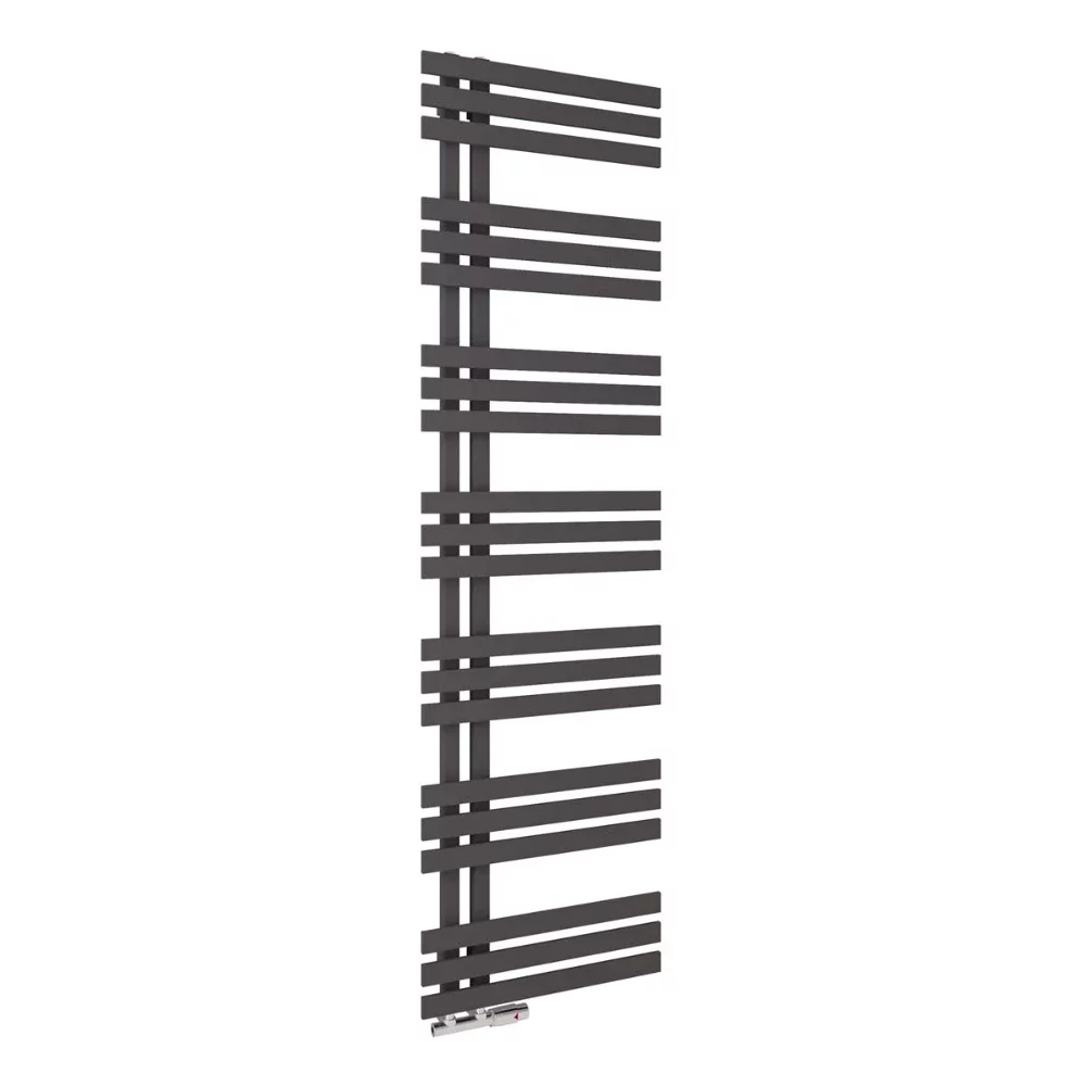 Scudo Elizabeth 600 x 1800mm Carbon Anthracite Towel Radiator