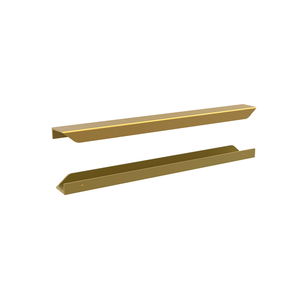 Scudo Flat 400mm Brushed Brass Handle