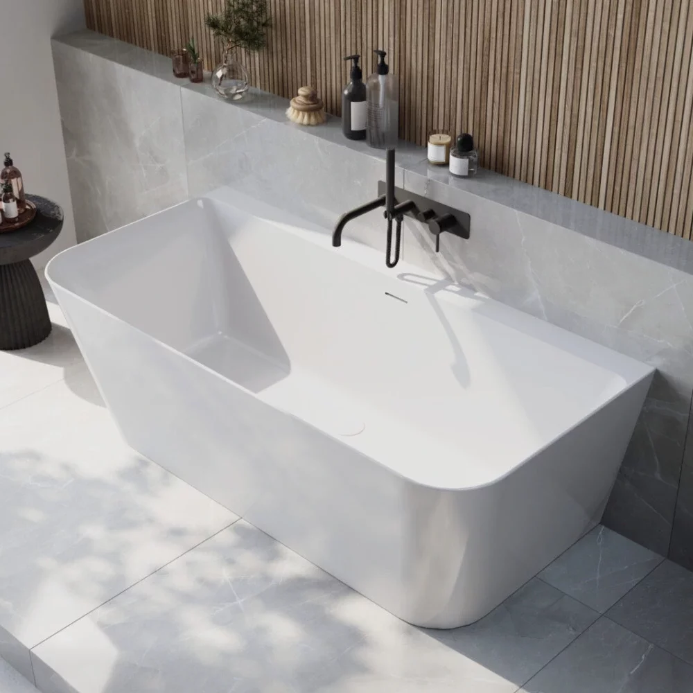 Scudo Porto 1700 x 800mm Back to Wall Bath