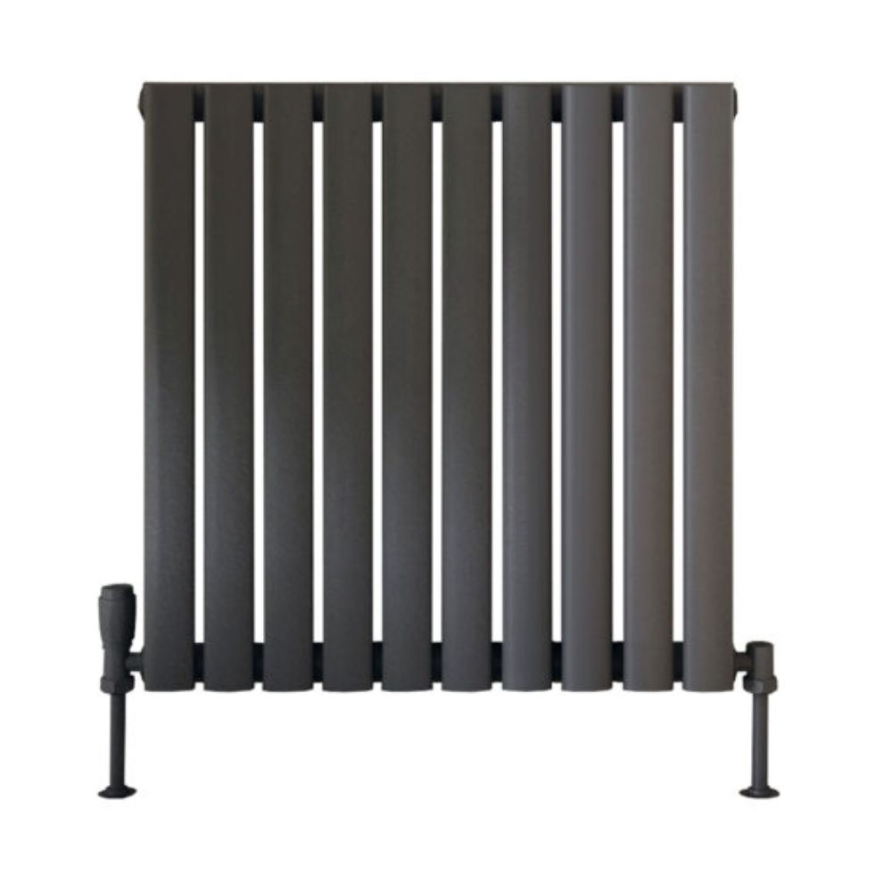 Scudo Apex 600 x 590mm Anthracite Horizontal Designer Radiator