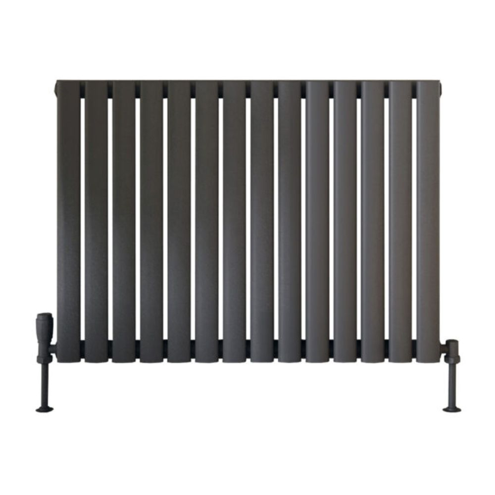 Scudo Apex 600 x 826mm Anthracite Horizontal Designer Radiator