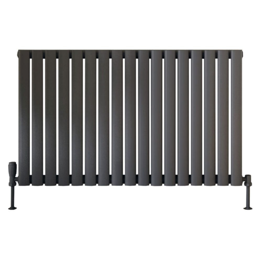 Scudo Apex 600 x 994mm Anthracite Horizontal Designer Radiator