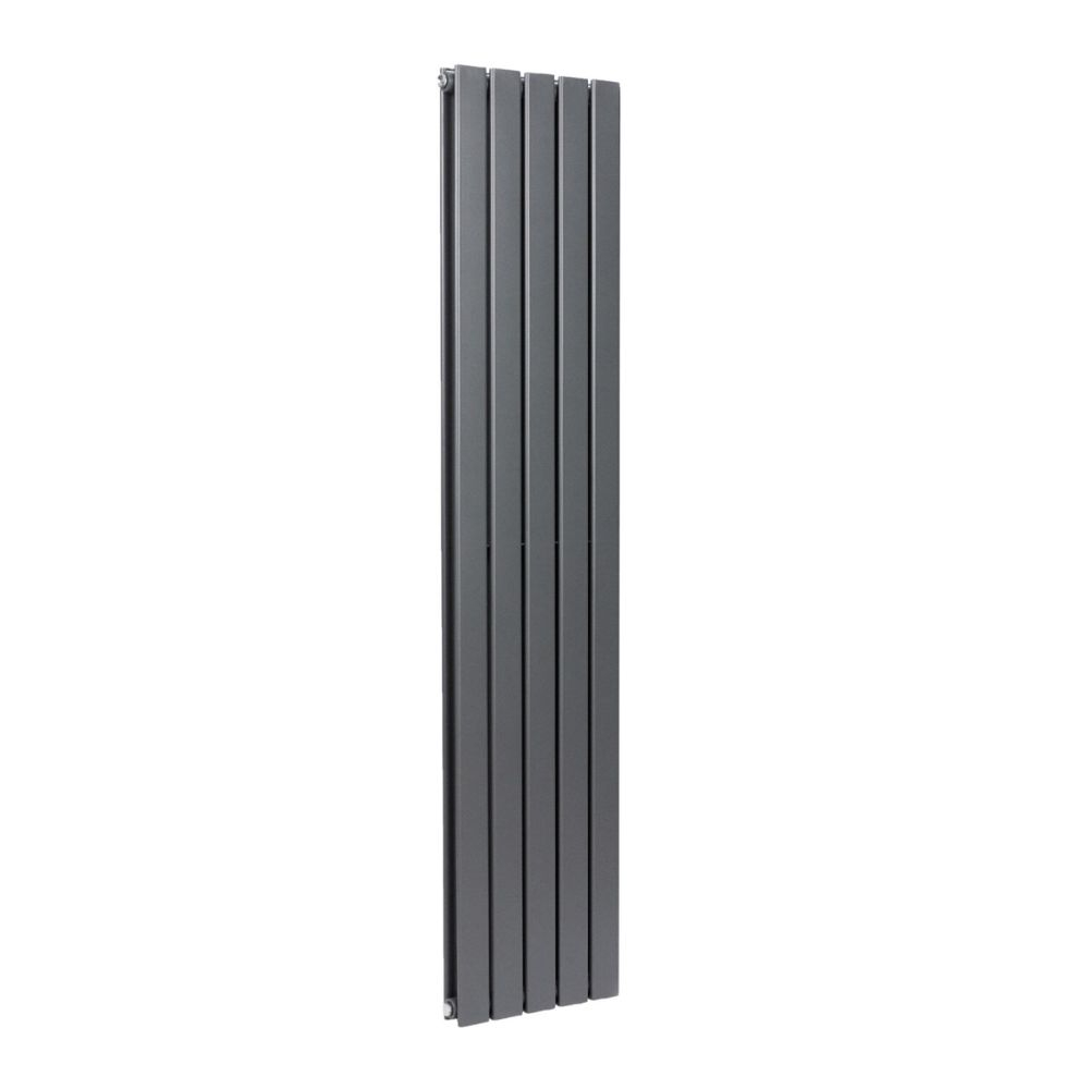 Scudo Bravo 1800 x 340mm Anthracite Double Vertical Designer Radiator