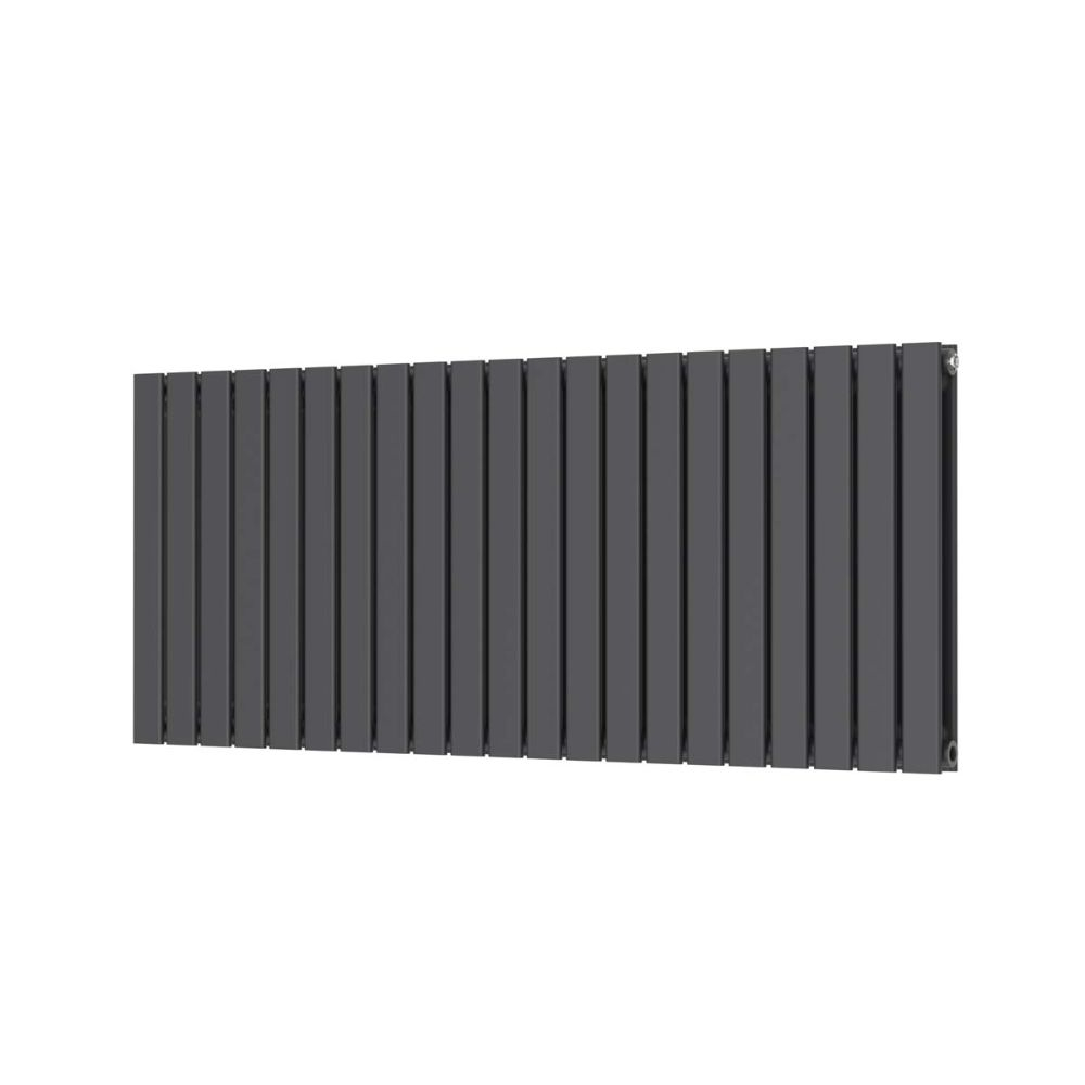 Scudo Bravo 600 x 1430mm Anthracite Double Designer Radiator
