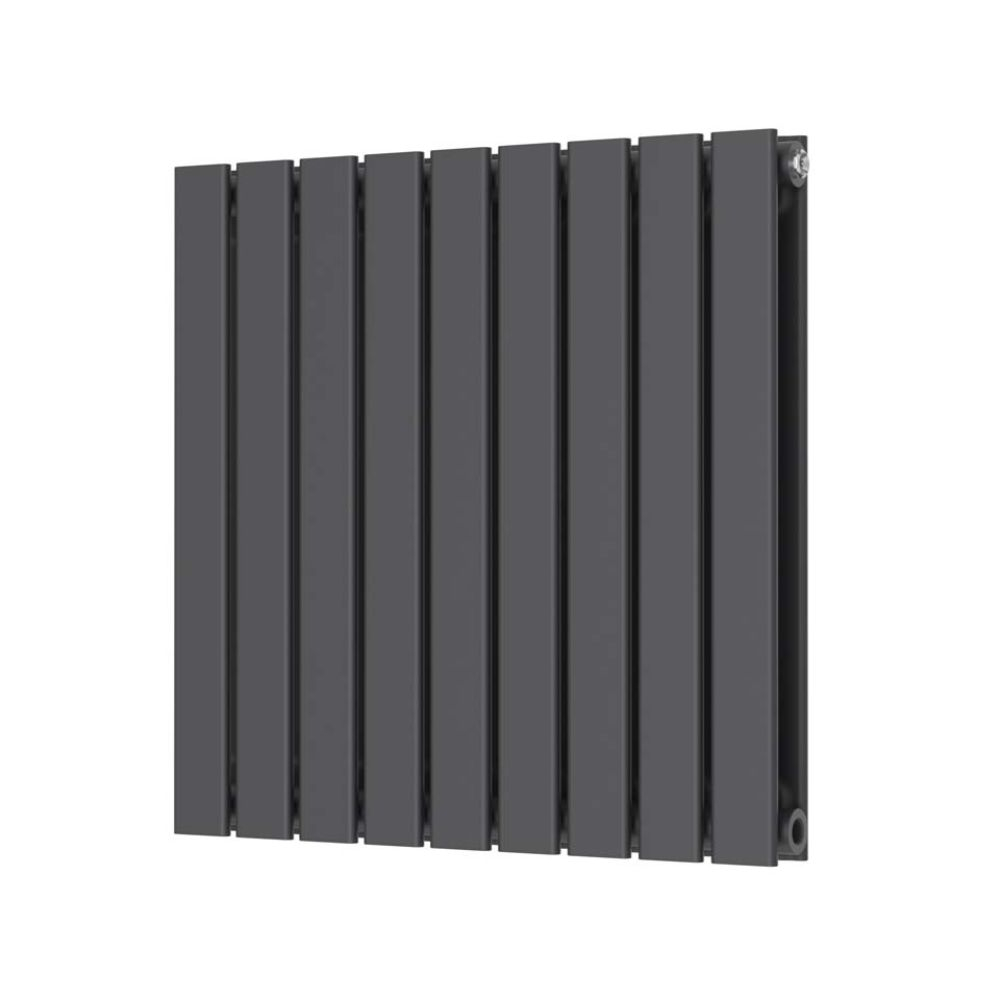 Scudo Bravo 600 x 614mm Anthracite Double Designer Radiator