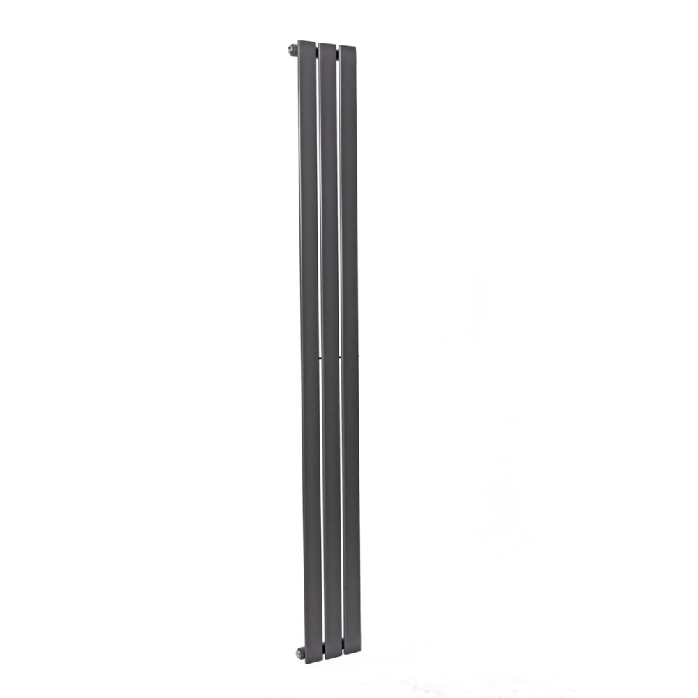 Scudo Bravo 1800 x 204mm Anthracite Vertical Designer Radiator