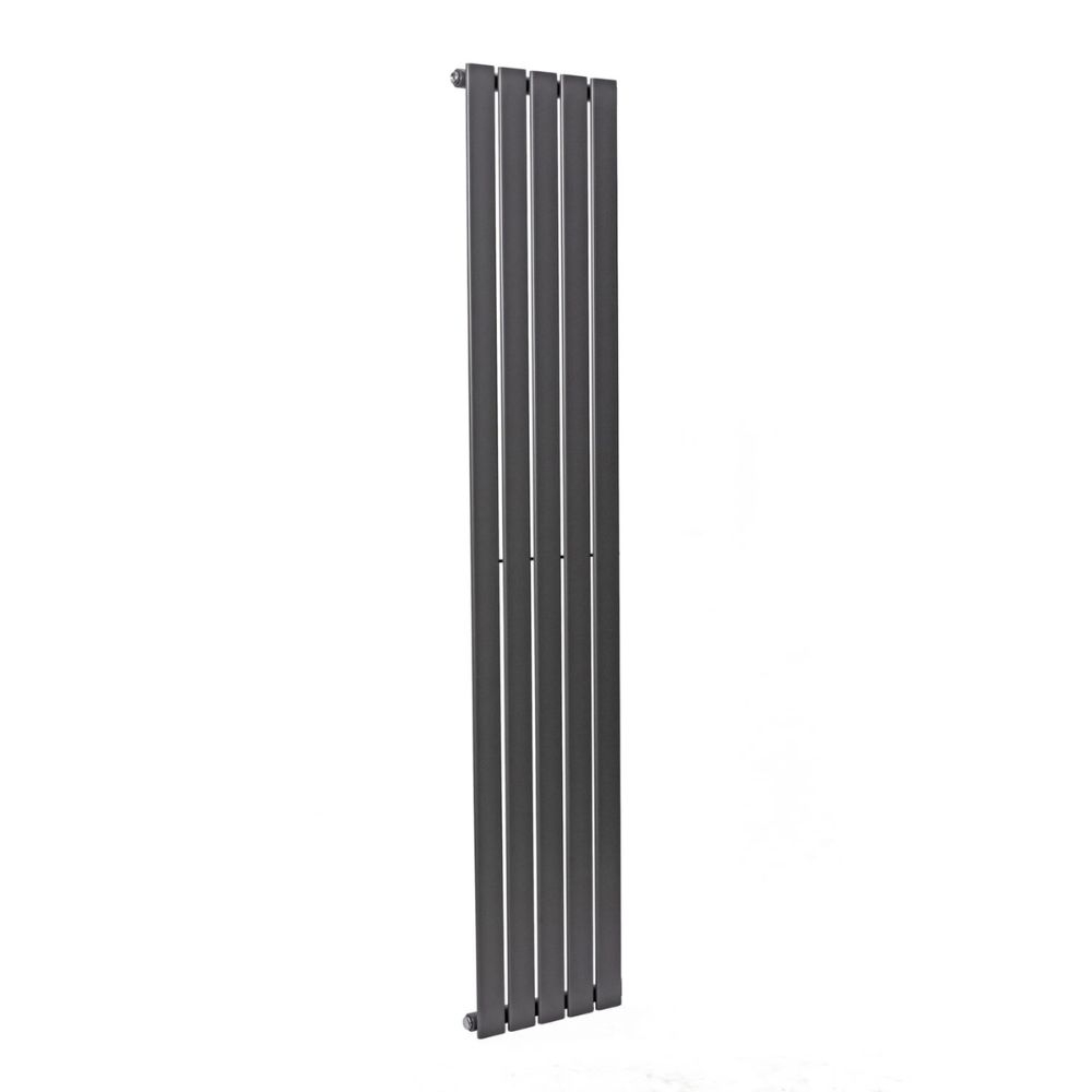 Scudo Bravo 1800 x 340mm Anthracite Vertical Designer Radiator
