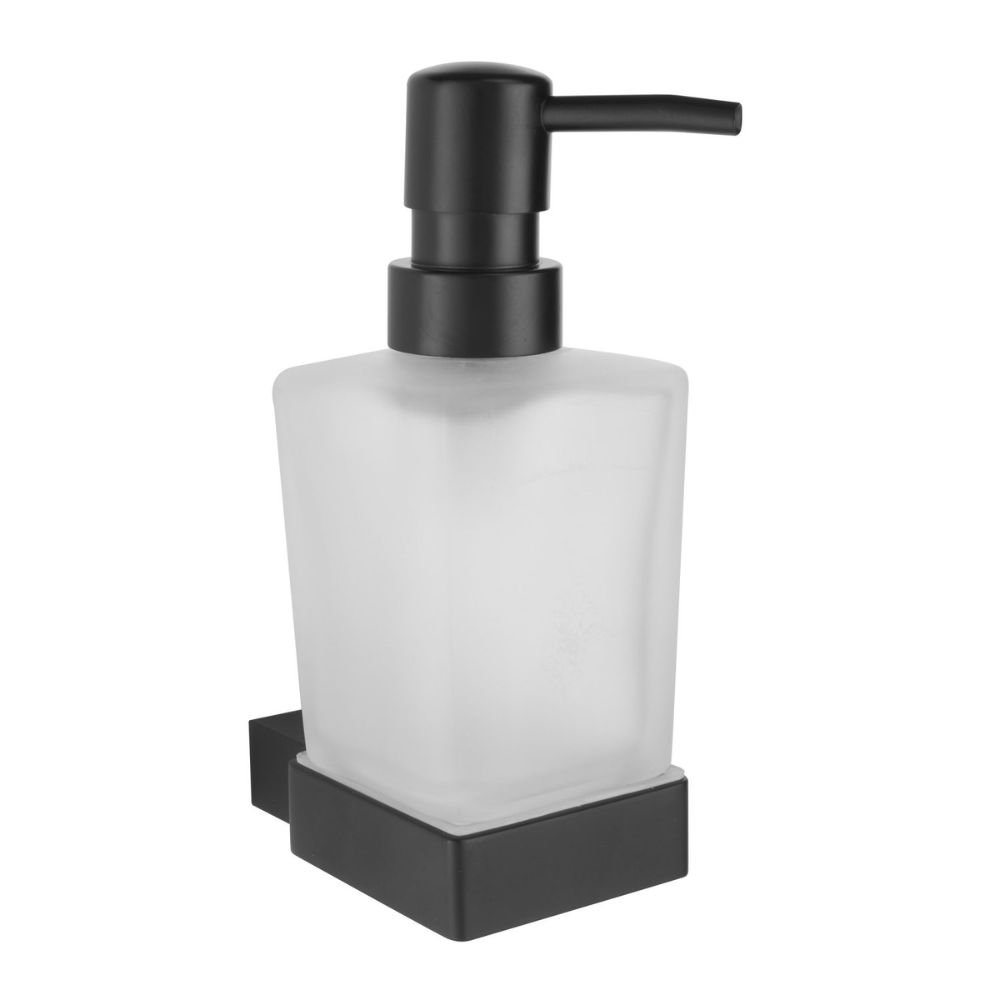 Scudo Mono Matt Black Soap Dispenser