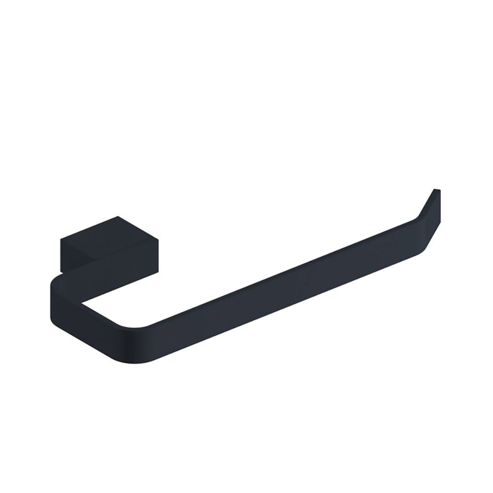 Scudo Mono Matt Black Towel Ring