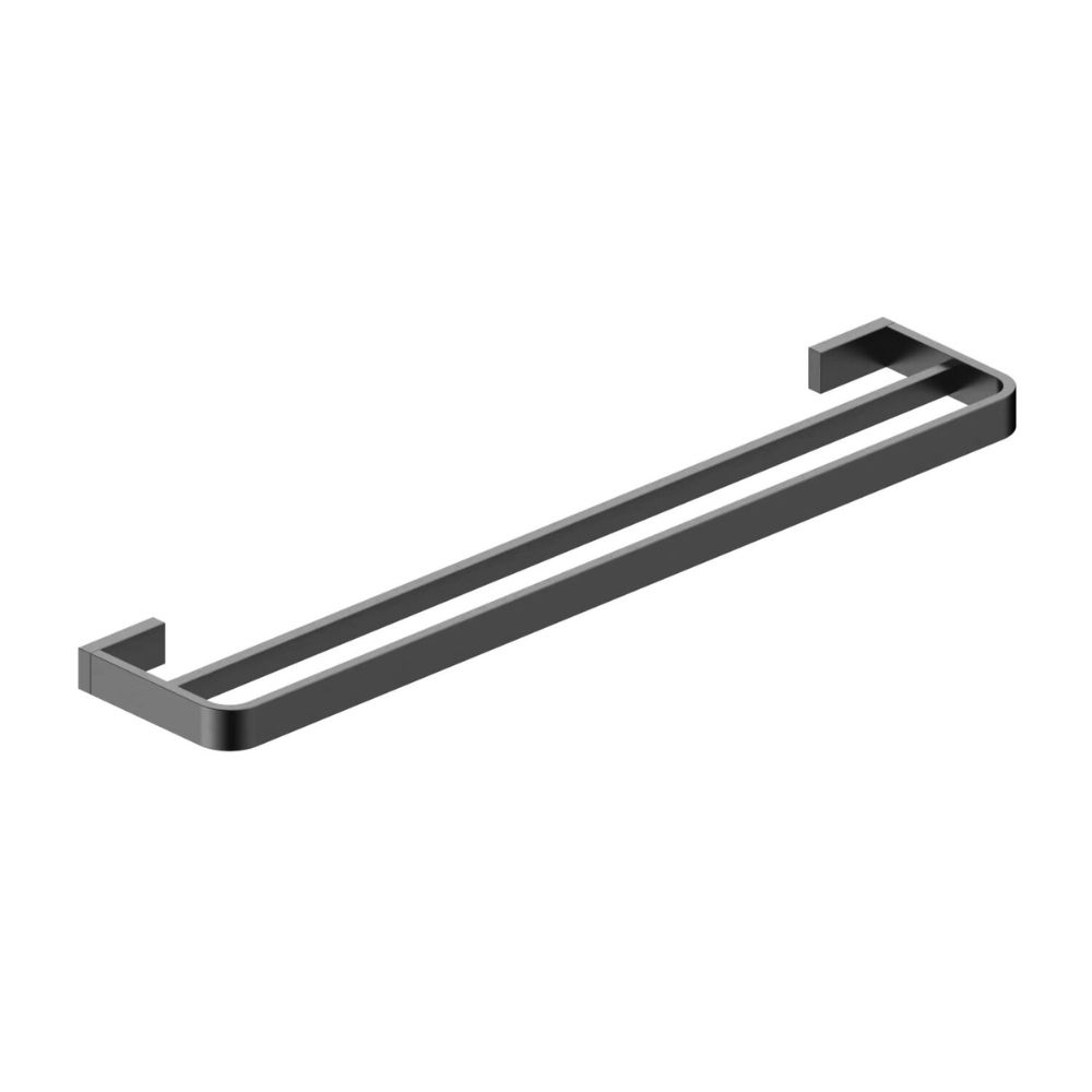 Scudo Napoli Gunmetal Double Towel Rail