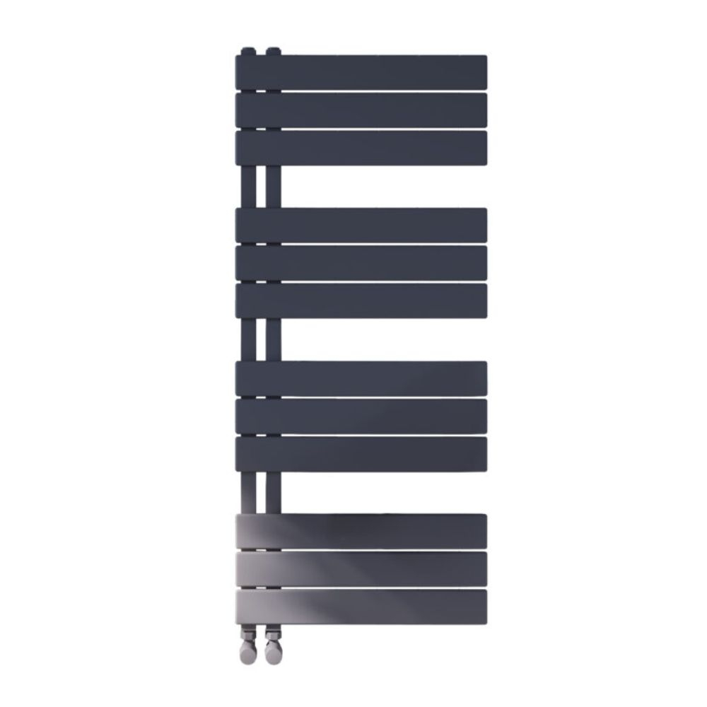 Scudo Thames 1150 x 500mm Anthracite Designer Towel Rail
