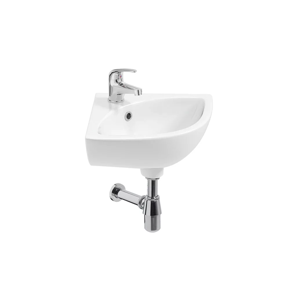 SELECT Strata White 530mm Corner Wall Hung Basin