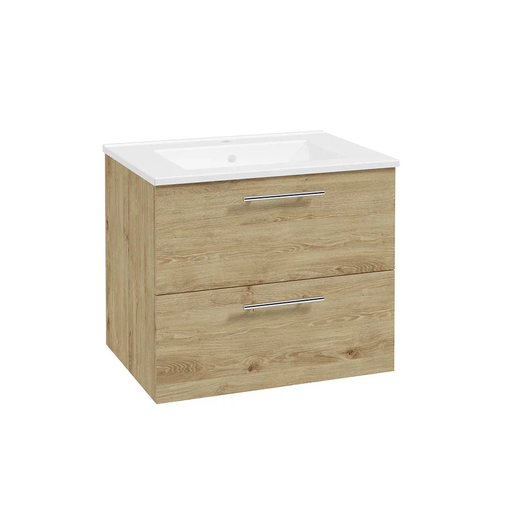 SELECT Strata Oak 600mm Wall Hung Vanity Unit