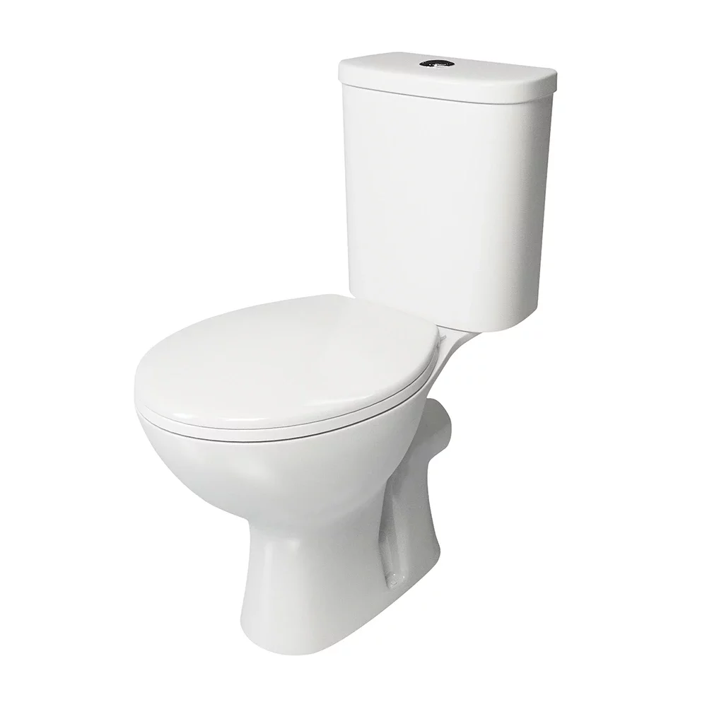 SELECT Strata Eco White Open Back Close Coupled Rimless WC