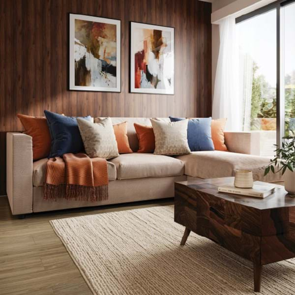 Warmia Walnut Naturepanel Shiplap Slat Wall Panel