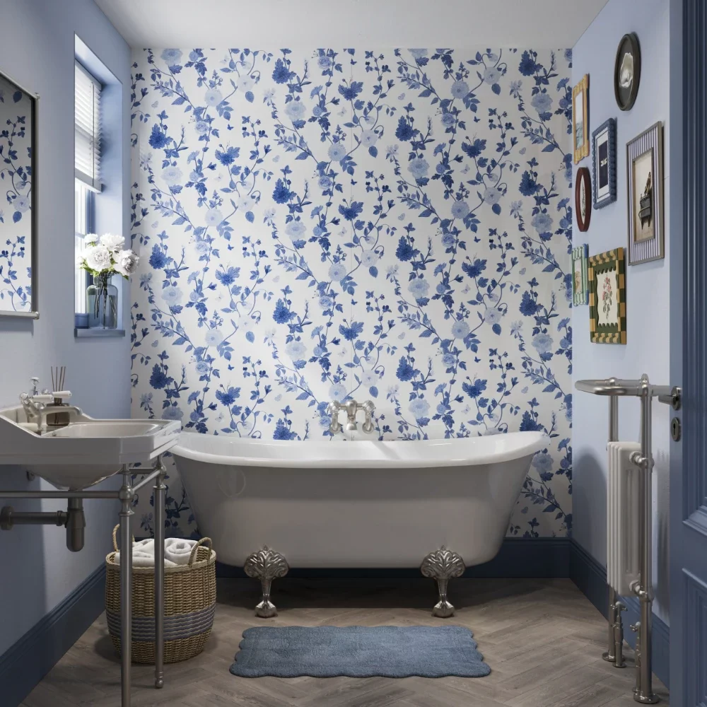 Vintage Porcelain Showerwall Acrylic Wall Panels