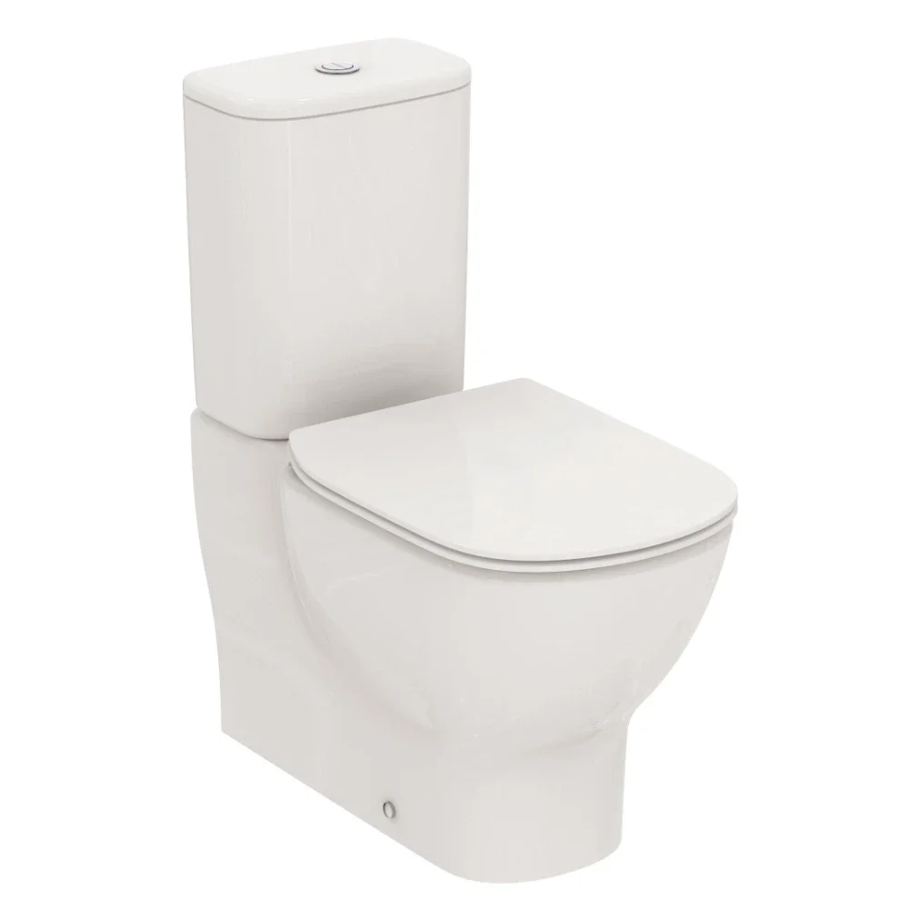 Ideal Standard Tesi Close Coupled Toilet Closed Back