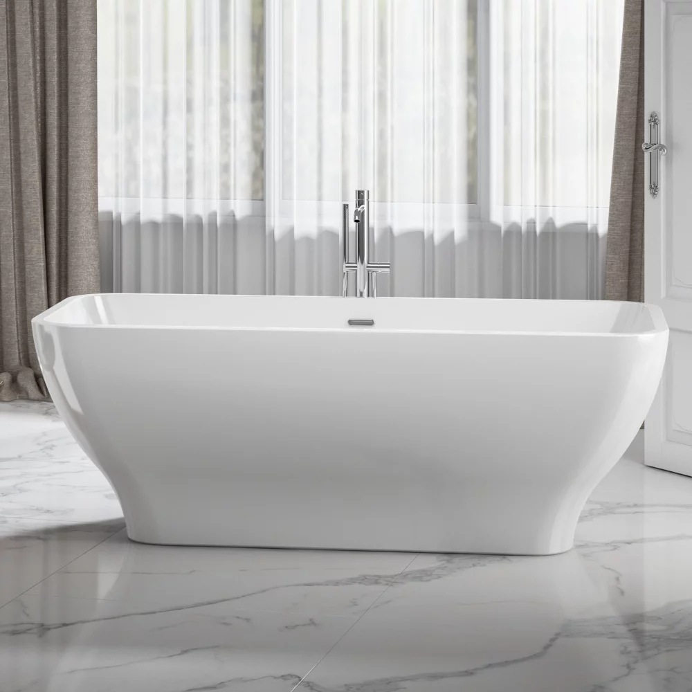 Charlotte Edwards Thebe 1695 x 750mm Modern Freestanding Bath