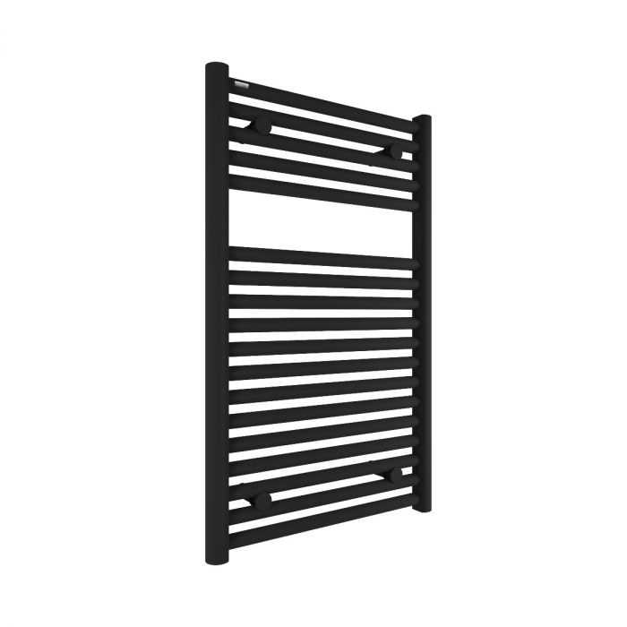 Hugo2 812 x 500mm Electric Towel Radiator - Matt Black - High Heat Output - Tissino