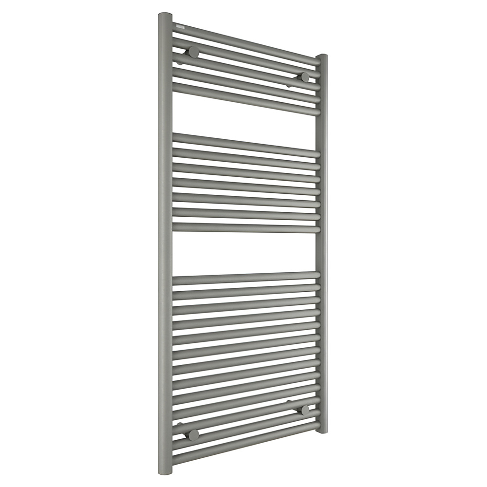 Tissino Hugo2 1212 x 600mm Lusso Grey Towel Radiator - High BTU Output