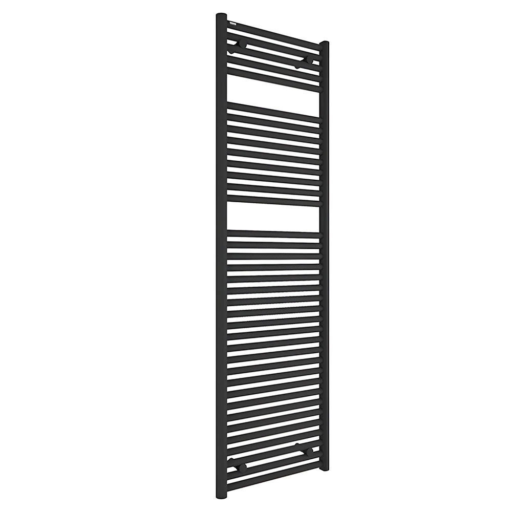Tissino Hugo2 1652 x 500mm Matt Black Towel Radiator
