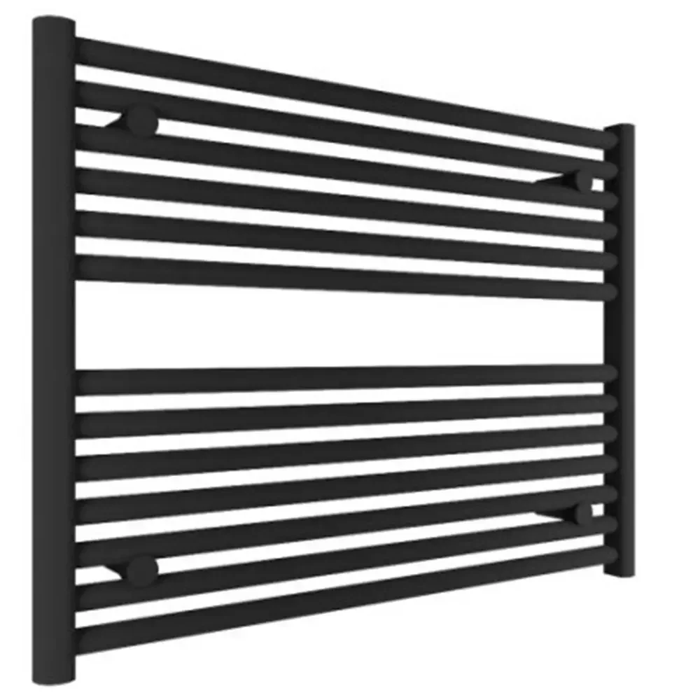 Tissino Hugo2 600 x 800mm Matt Black Electric Towel Radiator