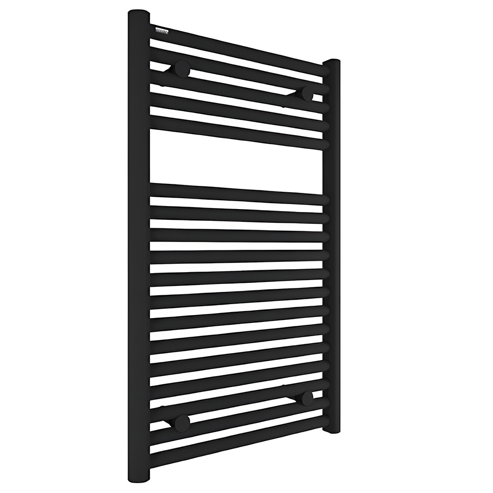 Tissino Hugo2 812 x 500mm Matt Black Towel Radiator - High BTU Output