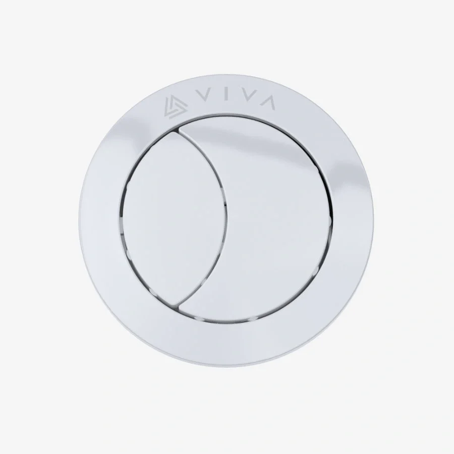 Viva Sanitary Universal White Toilet Flush Button