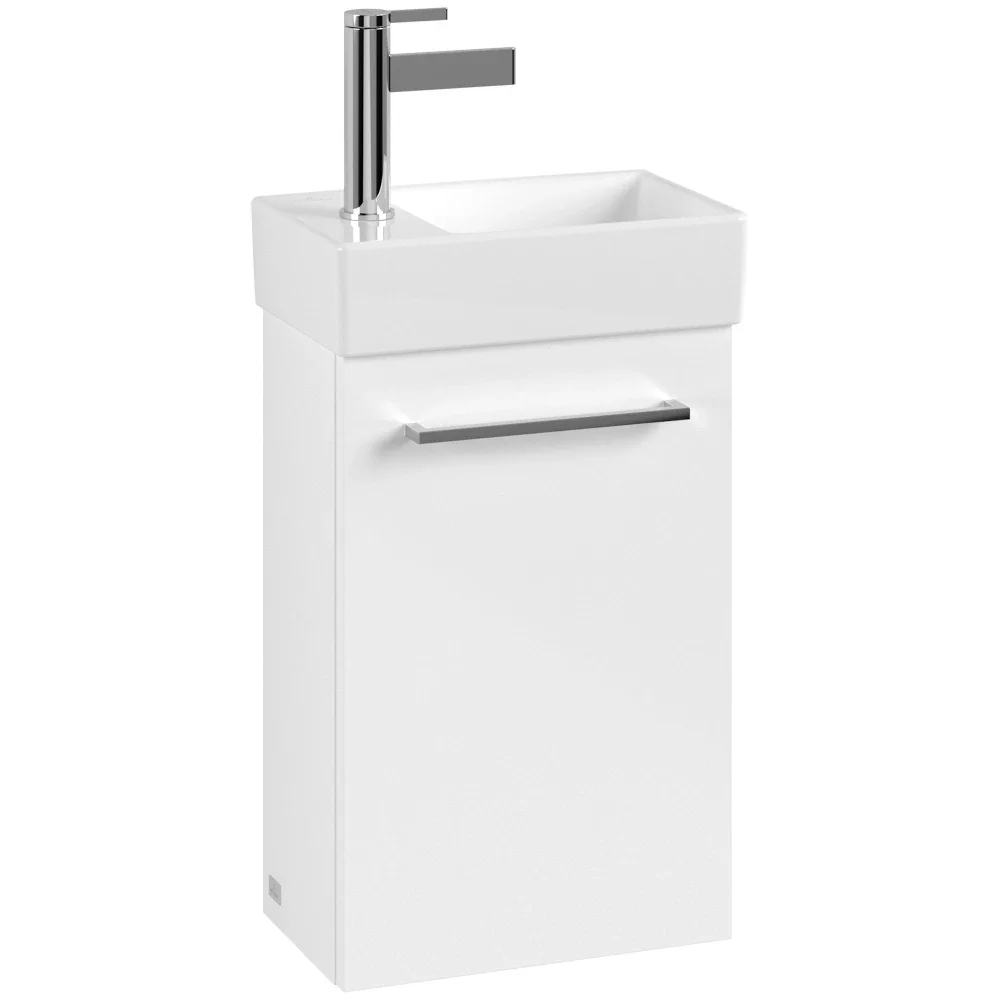 Villeroy & Boch Avento 340mm Brilliant White Wall Hung Cloakroom Vanity Unit & Basin