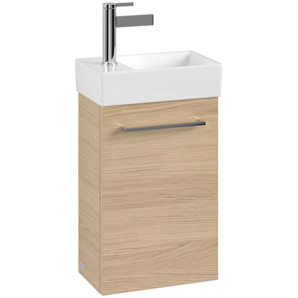 Villeroy & Boch Avento 340mm Nordic Oak Wall Hung Cloakroom Vanity Unit & Basin 