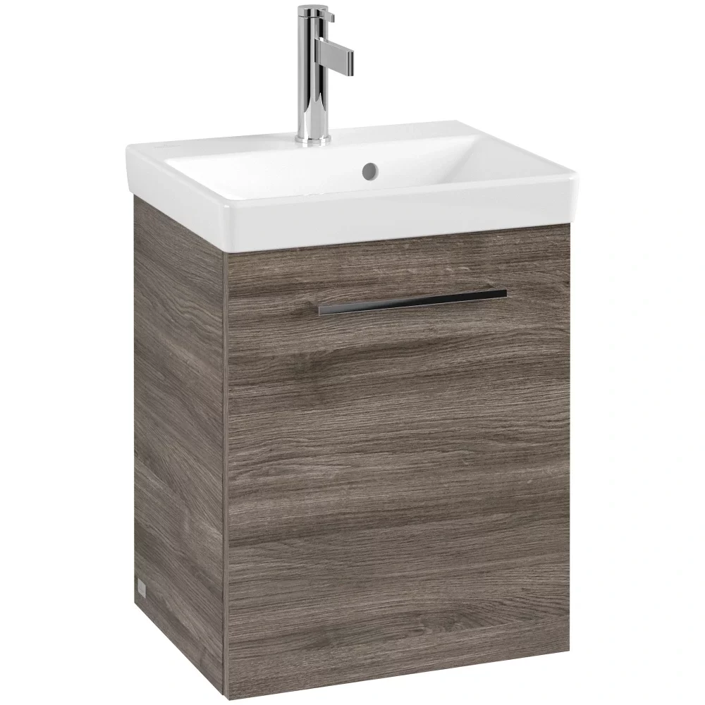 Villeroy & Boch Avento 430mm Stone Oak Bathroom Vanity Unit With Basin