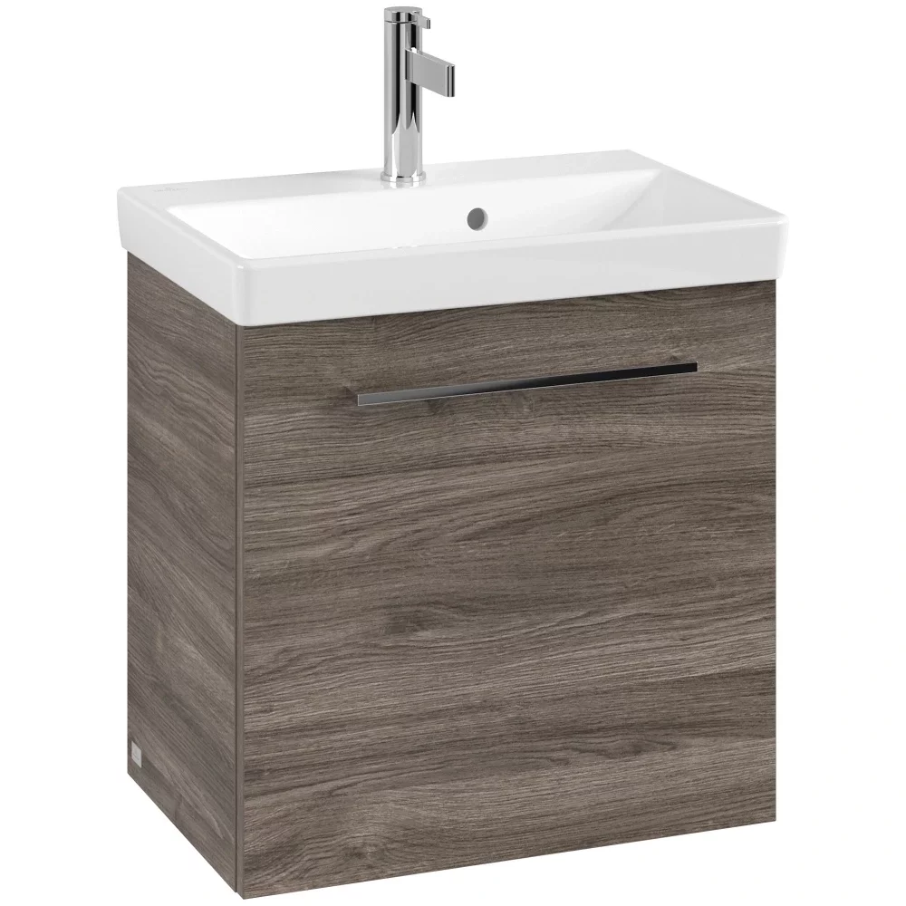 Villeroy & Boch Avento 530mm Stone Oak Bathroom Vanity Unit With Basin