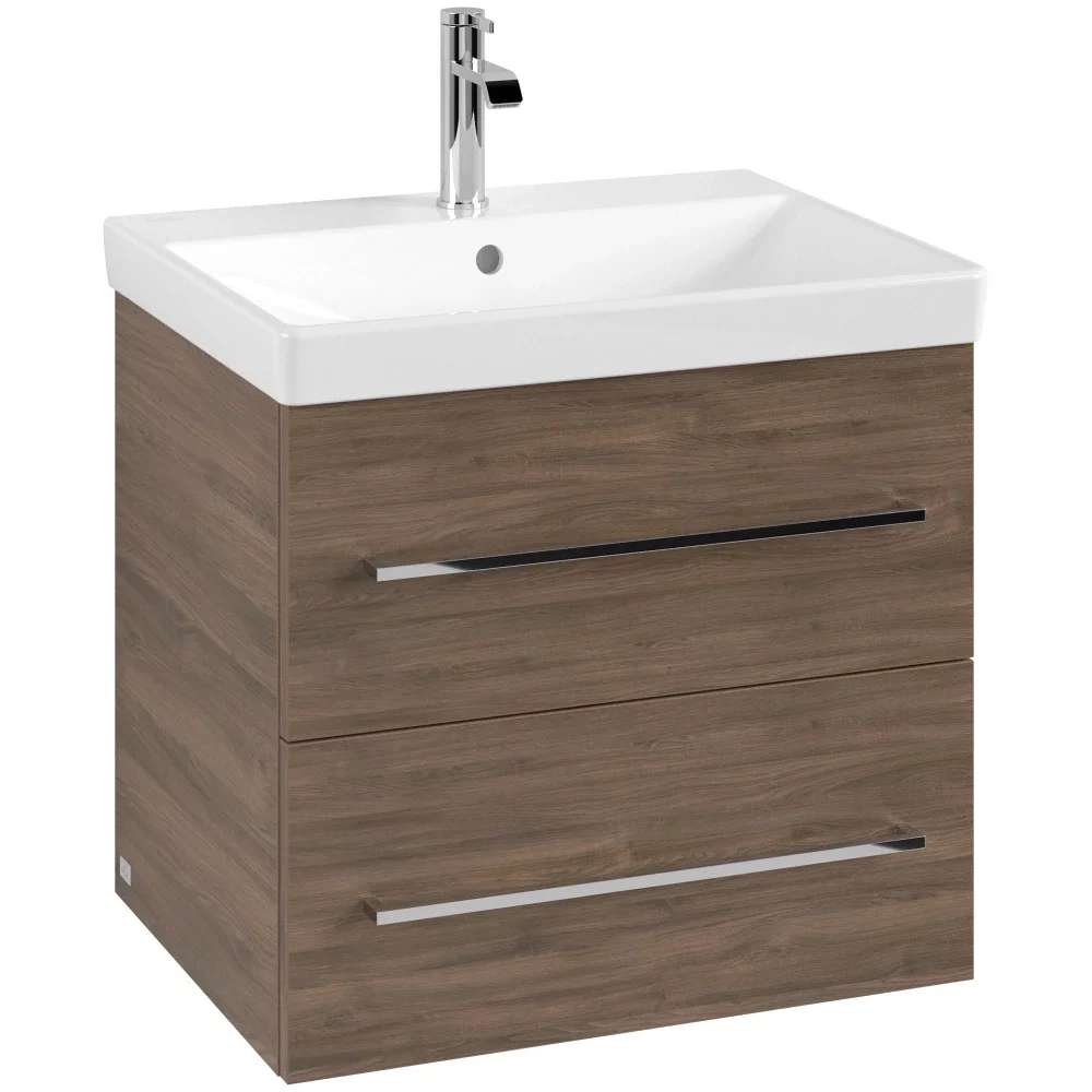 Villeroy & Boch Avento 580mm Arizona Oak Bathroom Vanity Unit & Basin