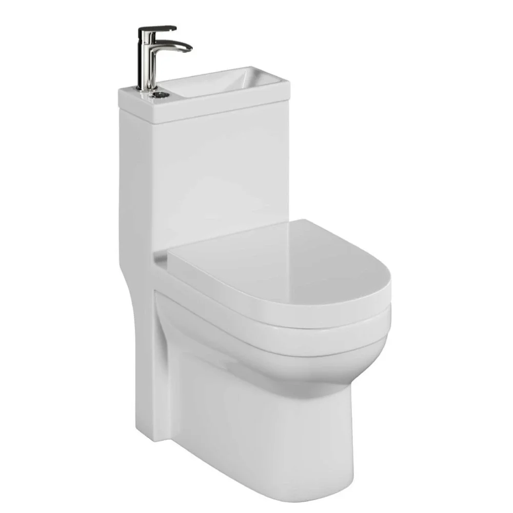 Vetro All In One Toilet And Basin