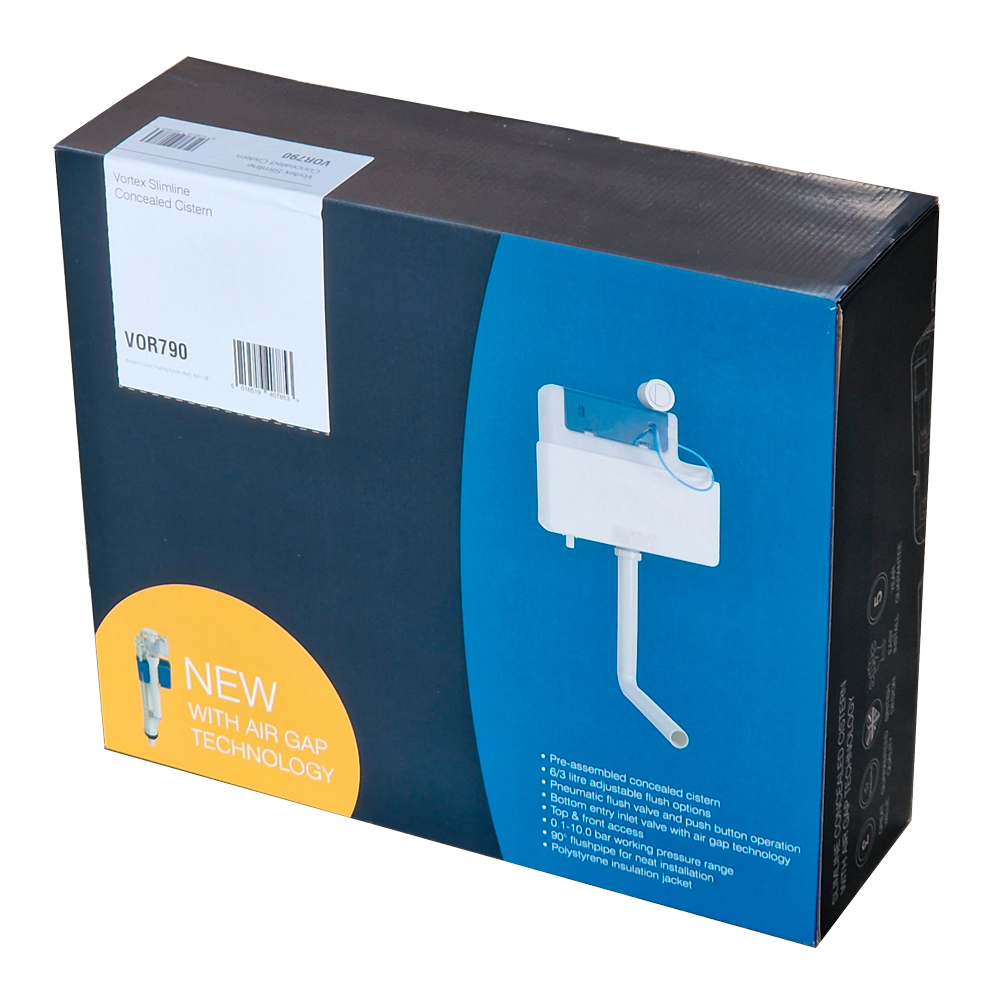 Tavistock Vortex Concealed Cistern VOR790 - Torrent Cistern Concealed ...