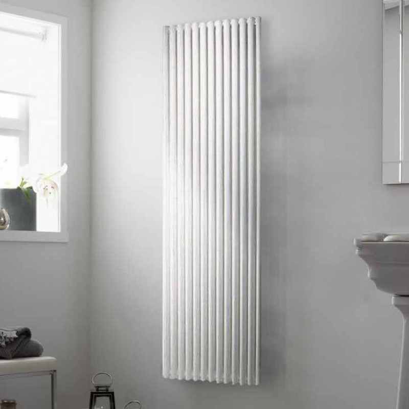 DQ Vulcano Single 1771 x 400 White Vertical Radiator